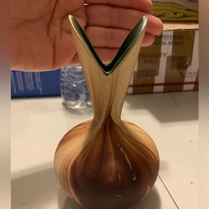 Vintage little clay vase Yellowstone Park